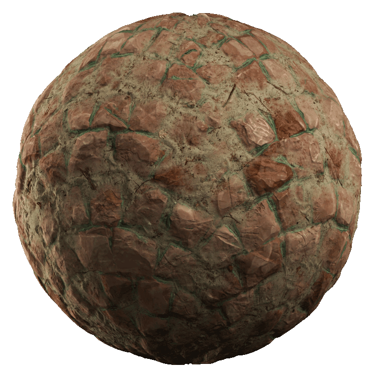 Stone Pavement PBR Texture - A23D