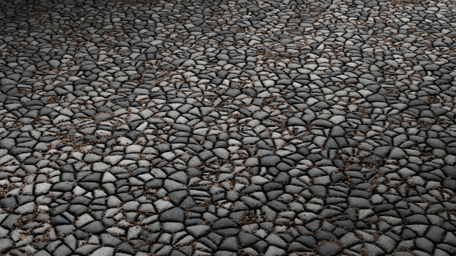 Stone Pavement PBR Texture - A23D