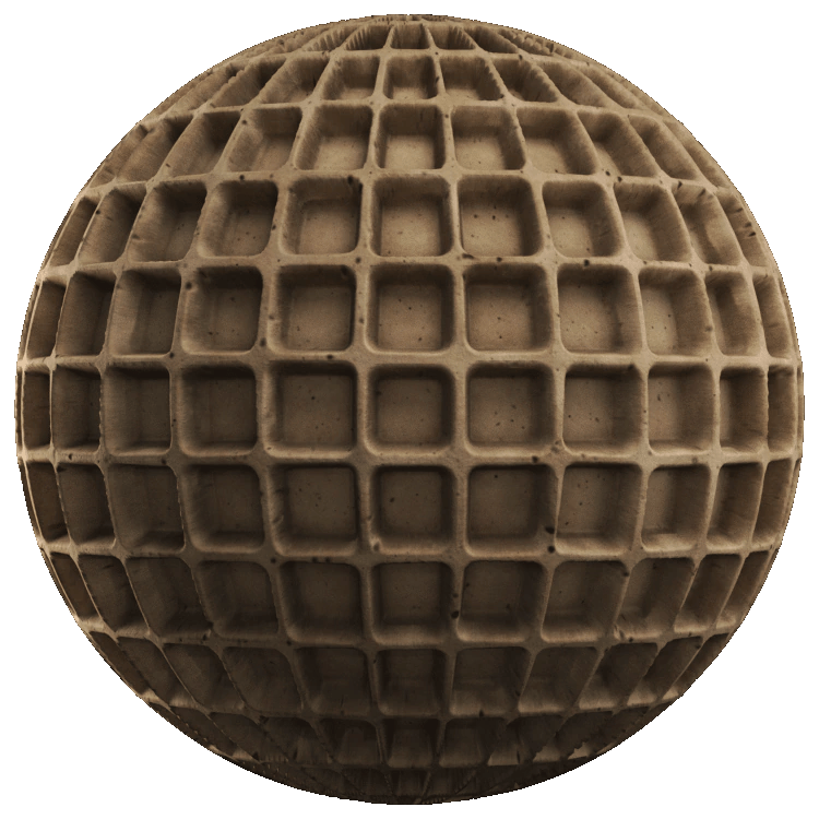 Waffle PBR Texture - A23D