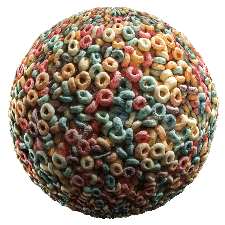 Cereal PBR Texture - A23D