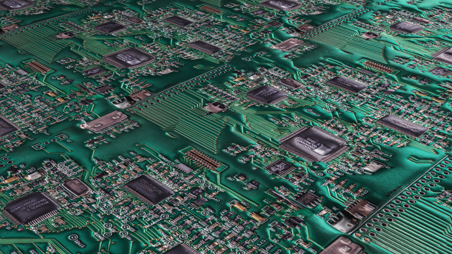 Chip & Motherboard PBR Texture - A23D