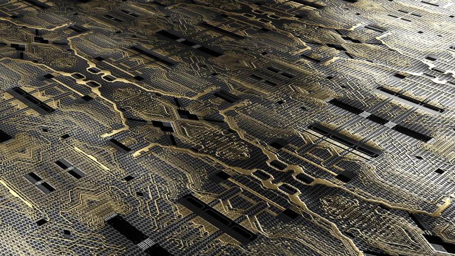Chip & Motherboard PBR Texture - A23D