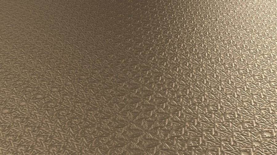 Embossed Metal Surface PBR Texture - A23D
