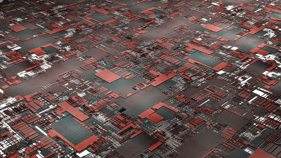 Chip & Motherboard PBR Texture - A23D