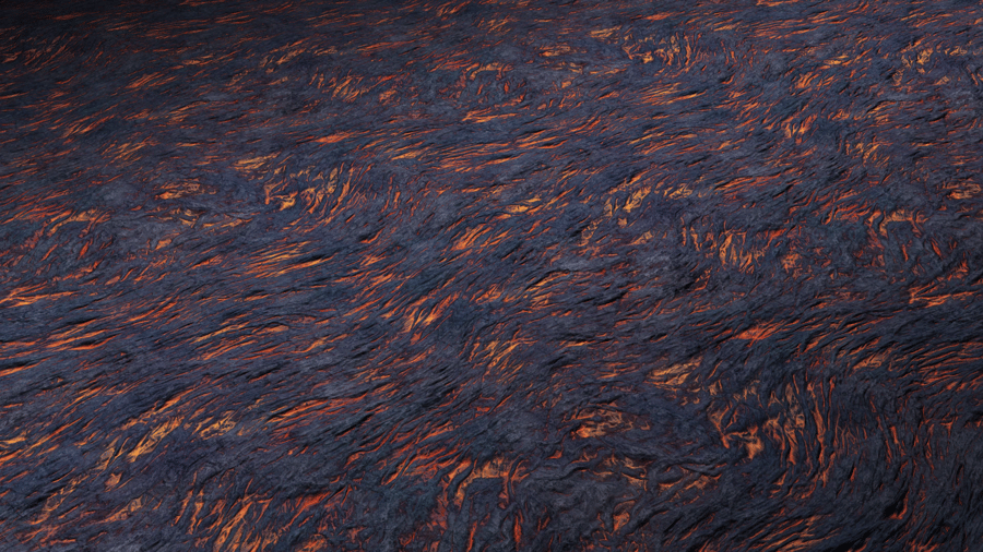 Lava PBR Texture - A23D