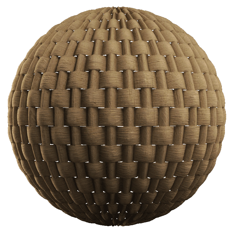 Wicker PBR Texture - A23D