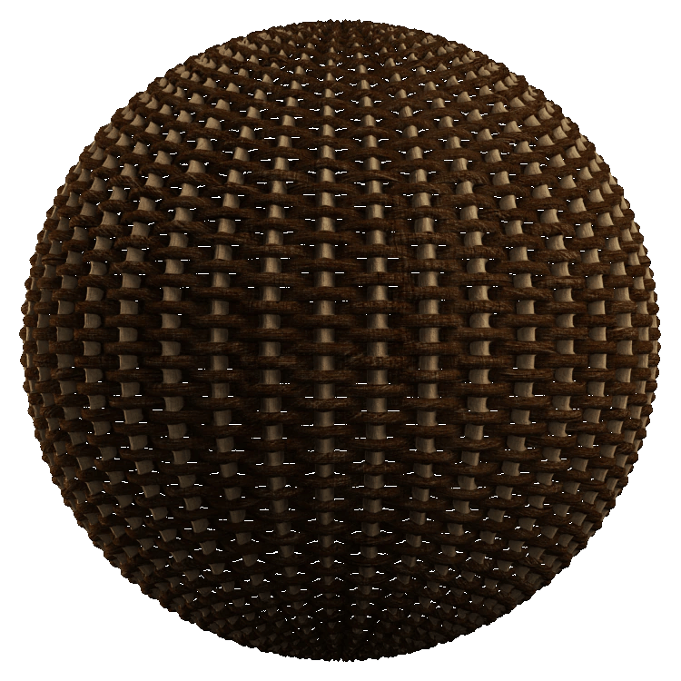 Wicker PBR Texture - A23D