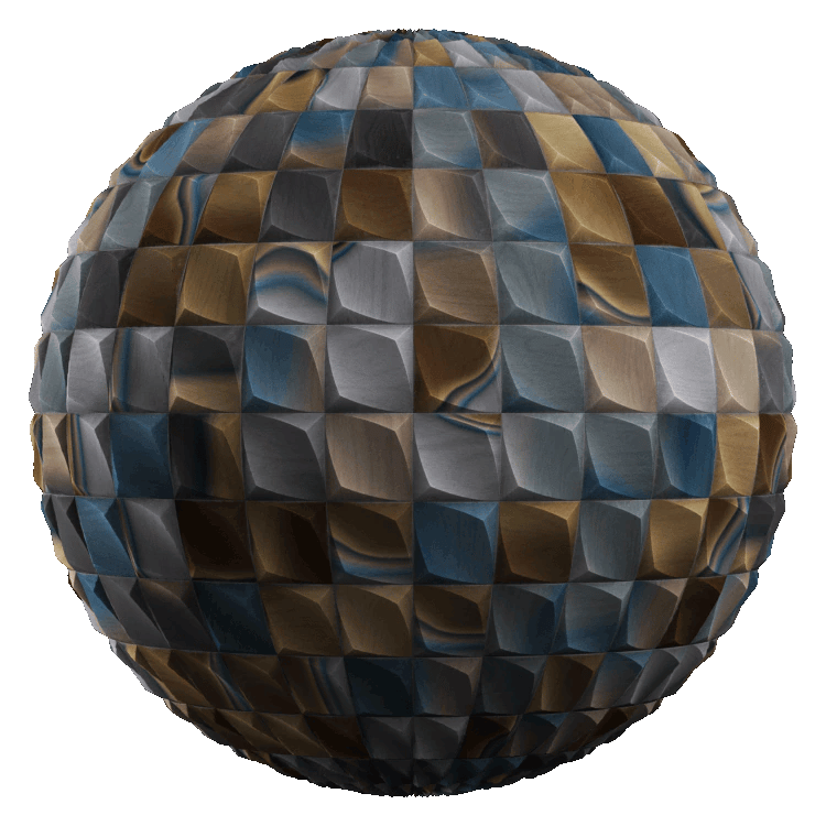 Ceramic Mosaic PBR Texture - A23D