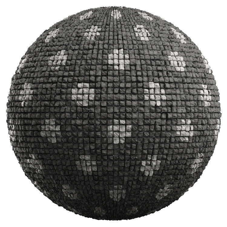 Stone Mosaic PBR Texture - A23D