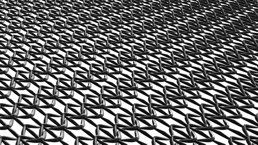 Metal Mesh PBR Texture - A23D